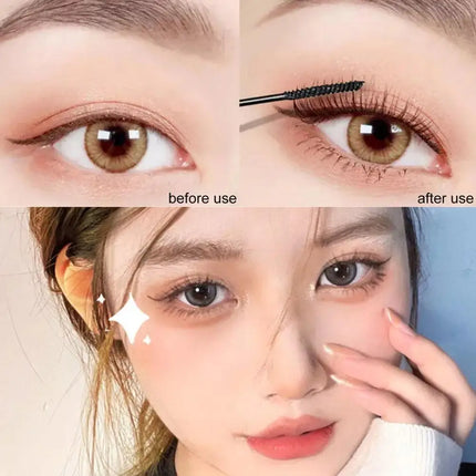 4D Mascara, Black, Waterproof, Ultra-Long, Volumizing, Long-Lasting Smudge-Proof, Perfect Festivals and Special Occasions