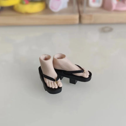1/6 Scale Female Soldier Japanese Clogs Model for 12'' Ph（no Foot ）