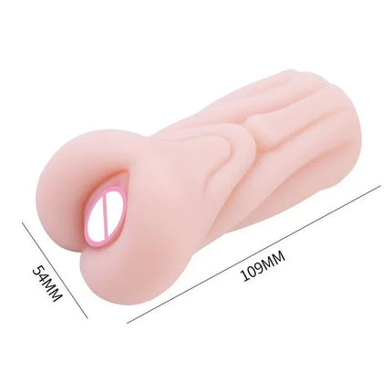 Male Masturbator Realistic Vagina Anal Blowjob Portable Masturbation Cup Soft Real Skin Pocket Pussy 18+ Erotic Sex Toys for Men