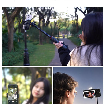 Vlog Selfie Monitor Screen,Wireless 4K/1080p Back Camera Monitor for iPhone & Android, Built-in Speaker for YouTube TikTok Live