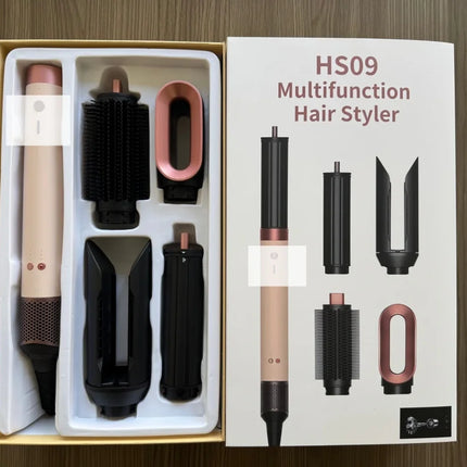 Professional Multi Hair Styler Hot Air Brush Curling Iron Barrel Hair Dryer Straightener Salon Grade for Versatile Hair Textures
