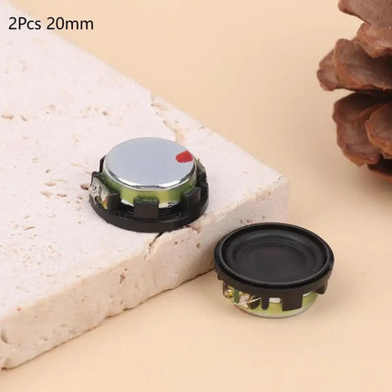 2Pcs Mini Sound Speaker 20/24/28mm 4Ohm 3W 4Ω 3W Full Range Audio Speaker Neodymium Loudspeaker DIY Home Theater