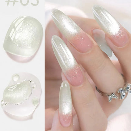 1-6pcs ZH High-end Guiyuan Cat Eye Gel Nail Polish 2025 Popular Autumn Nails Super Shiny Crystal Cat Eye Nail Art Nail Supplies