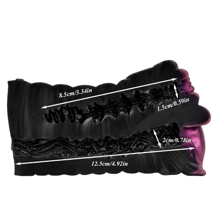 GEEBA Animal Dog-Animal Fur Pocket Pussy Male Masturbator Soft Silicone Dual Vaginas Penis Stroker Massage Sex Toy for Men 18+