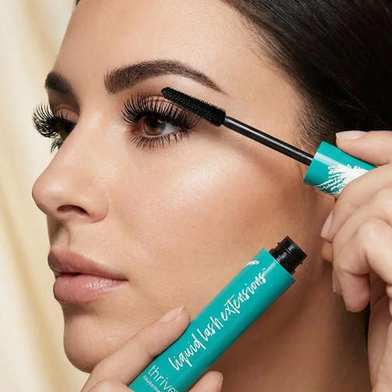 Thrive Causemetics Liquid Lash Extensions Mascara Thickening Lengthening Waterproof Smudge-Proof Nourishing Fiber Eyelash Makeup