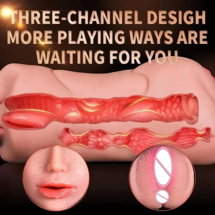 Realistic Adult Sex Toys Pussy Anal Masturbator Pocket Virginia Pocket Pussy Plugin Anual Safer Products Sex Toys Vagina for Men
