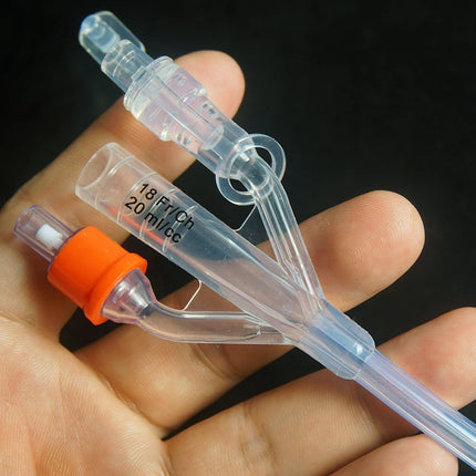Silicone Urethral Urethra Sounding Dilator Penis Plug,3 Way Silicone Foley Balloon Bladder Catheter, Sex Toys for Men