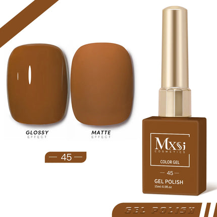 Mxsi Nails Polish 60 Colors Semi Permanent Nail Polish 15ml UV Lamp Nail Polish Hybrid Nail Art Salon Varnish Not Set