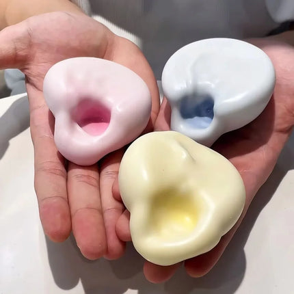 Thin Ice Skin Stress Relieving Toy Squishy Super Soft Feel Table Toys Ultra- Stress Reliever Sticky Handmade Ball Mini Gifts