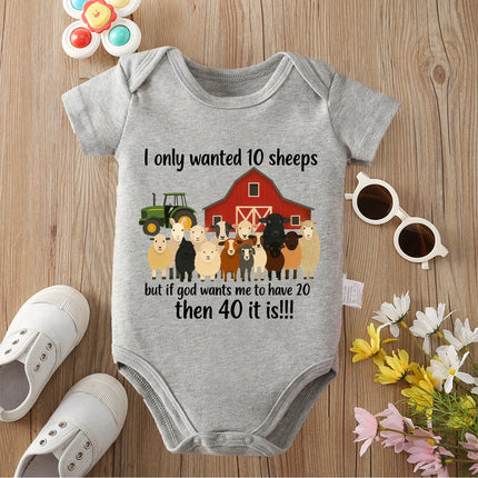 I Love My Family 100% Cotton Bodysuit Soft Baby Cloths Best Gift for Baby Onesie Jumpsuit for 0 To 12 Months Cute Newborn