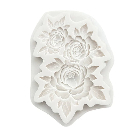 Flower Peony Silicone Sugarcraft Mold Resin Tools Cupcake Baking Mould Fondant Cake Decorating Tools