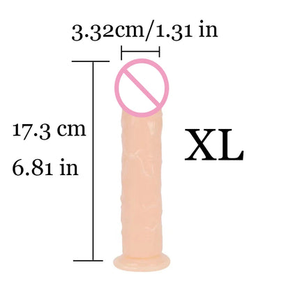 New Realistic Dildos Erotic Jelly Dildo Artificial Penis G-spot Simulation Large penis Anus Anal plug Female penis masturbation