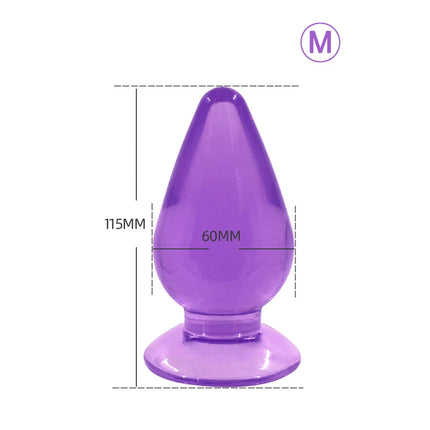 Big Anal Beads 7.5cm Soft Prostate Massager Anal Plug Huge Size Anus Stimulator ButtPlugs Erotic Sex Toys For Man Woman Shop