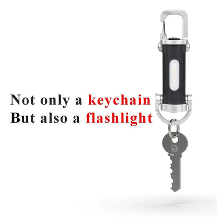 Portable MINI LED COB Handheld Flashlights High Brightness Keychain Work Lamp Emergency Work Lamp For Outdoor Camping Walking
