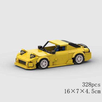 MOC Speed Sports Super Race Car Model Building Blocks DIY Bricks City Technical Rally Great Racing Vehicle Christmas Gift Toy