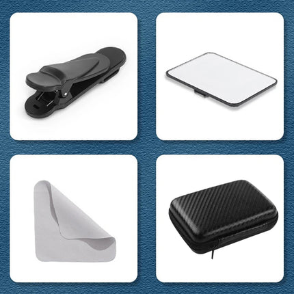 Universal Adjustable Reflection Clip Kit For Phone Android Smartphone Camera Mirror Reflection Clip Phone Selfie Reflector Tool