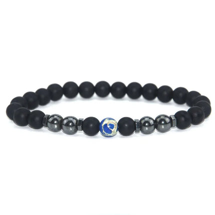 Anti-Swelling Black Obsidian Anklet Bracelet Treatment  Adjustable Weight Loss Magnetic Therapy Magnet Anklet Bracelet Women Men