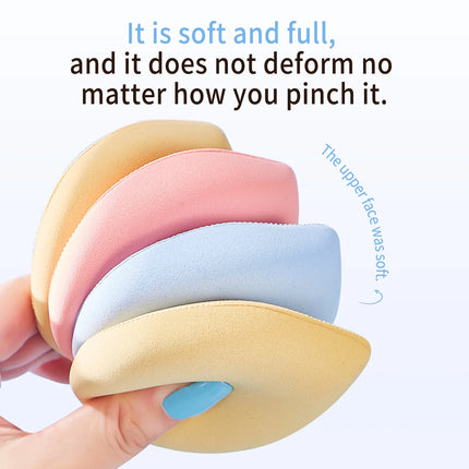 Life Girls Macaron Color Powder Puff Makeup Sponge Cushion Soft Thick for Dry Wet Use High-Coverage Base Makeup Application