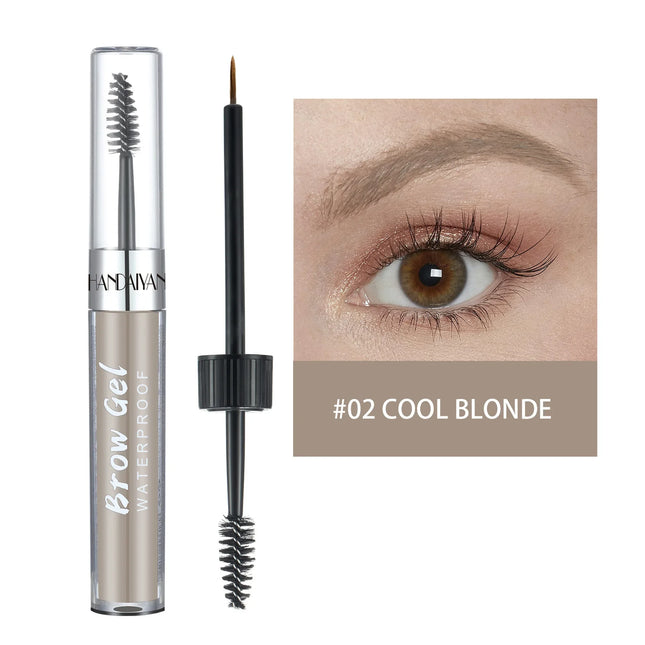 HANDAIYAN Eyebrow Tattoo Gel Semi-permanent Waterproof Lasting Eye Brow Tint Dye Black Brown Eyebrow Dyeing Cream Women Makeup