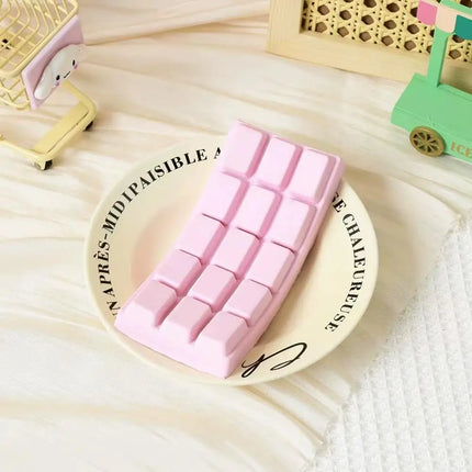 Simulated Chocolate Squishy Slow Rising Squeeze Toy Simulation Food Slow Rebound Chocolate Stress Release Desktop Ornament