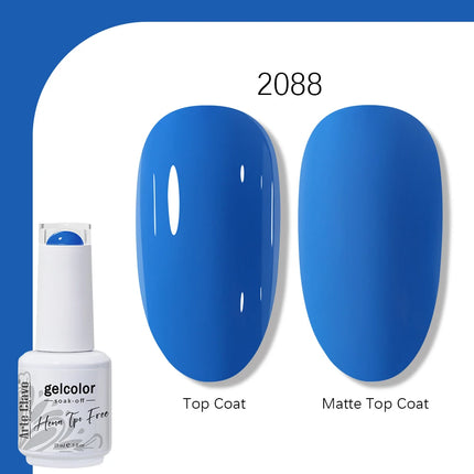 Arte Clavo TPO FREE HEMA FREE Gel Nail Polish UV Multi Use Semi Permanent Soak Off Autumn Winter Nail Art Hybrid Varnish 15ml