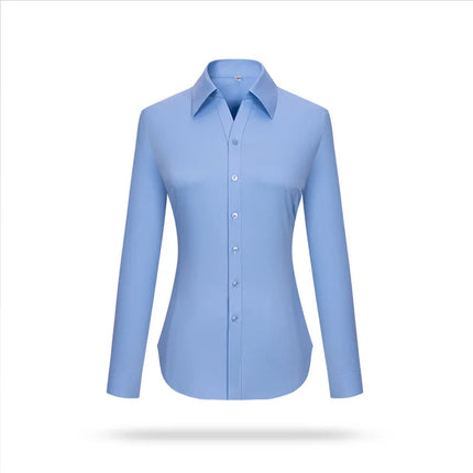 No-Iron Anti-Wrinkle 8XL New Fabric 50% Bamboo Fiber 46%Polyester 4%Spandex Men Shirts Long Sleeve Business work shirt Soft Cozy