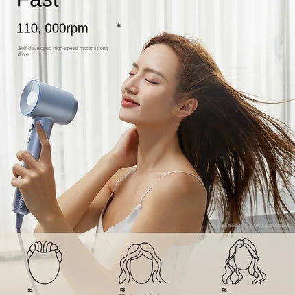High speed hair dryer, household fast drying, low noise negative ion hair care, Lefen LF03 hair dryer