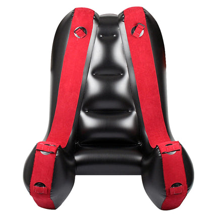 Flocking PVC With Straps Sex Furniture Aid Adult Games Sex Chair Bed Sex Tools For Couples Women Split Leg Sofa Mat Inflatable
