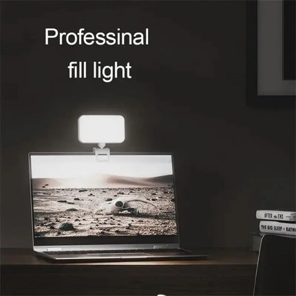 FANGTUOSI new Pocket LED Selfie Fill Light 1000Mah Rechargeable For IPhone IPad Mobile Phone Clip Flash Video Photography Lamp