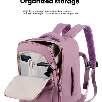 Women Men Hand Luggage Backpack Business College Laptop Travel Backpack Waterproof Carry on mochila viaje cabina avion 40x20x26