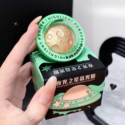 Highlighting Powder Korean Make up Fine Glitter for Face Long-Lasting Highlighting glow reicpe Contouring Luminous Finis