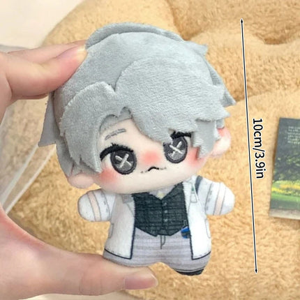 Cartoon Identity V Doll Keychain 10cm Plush Cotton Doll Pendent Explorer Composer Mercenary Anime Figure Keyring Fans Gifts