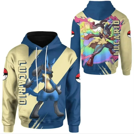2023 New Fashion Children's Sweatshirt Cartoon Animation Hoodie 3D Print Street Pullover Long Sleeve Boys, Girls Hoodes
