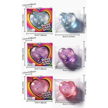 New Schylling Needoh Ice Cream Sensory , Squeeze Toy Stress Relief Blocks, Stress Reduction, Puzzle Solving Emotional Regulation