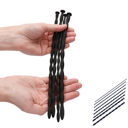 LILUPLAY Wavy Silicone Urethral Dilator Horse Eye Stimulation Adult Sex Toys for Men Gay Sounding Penis Plug Urethra Catheter