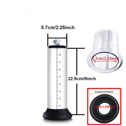 Male Penis Enlarger Vacuum Pump Penis Bigger Growth Enlargement Enhancer Adult Sex Toys For Men Lasting Trainer Erotic Products