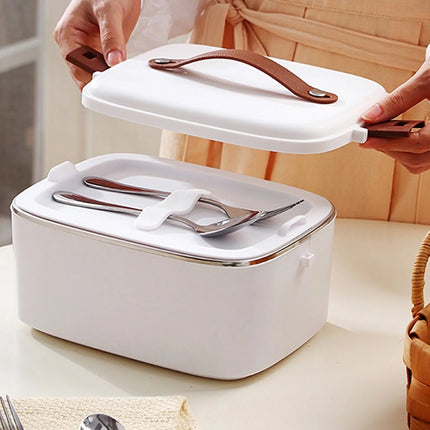 Electric Lunch Box Food Heater 1.8L Large Capacity SUS304 Liner 360° Cycle Balanced Heating Portable Food Warmer