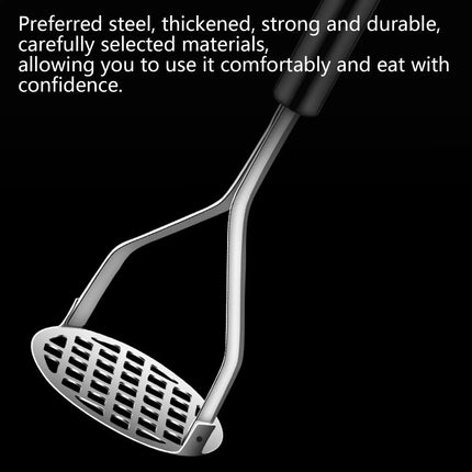 Potato Smasher Kitchen Gadgets Stainless Steel Kitchen Potato Masher Tool For Pureeing Meat Bean Vegetable Fruit Cooking Home