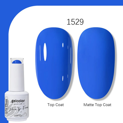 Arte Clavo TPO FREE HEMA FREE Gel Nail Polish UV Multi Use Semi Permanent Soak Off Autumn Winter Nail Art Hybrid Varnish 15ml
