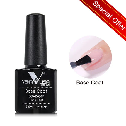 7.5ml Venalisa TPO FREE HEMA FREE Gorgeous Color Nail Gel Polish Long Wear Soak Off UV LED Gel Varnish Nail Manicure Gel Varnish