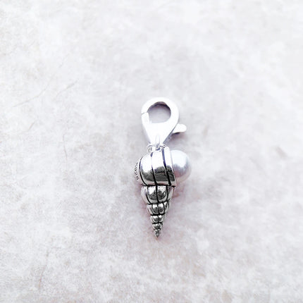 Charm Pendant Shell With Freashwater Pearl New Fine Jewelry 925 Sterling Silver Oceans Gift For Women Men