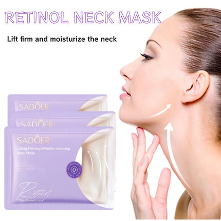 Peptide Firming Neck Mask Lifting And Firming Neck Skin Reduce Fine Lines Deeply Moisturize Makes Skin Glow Nourishing Neck Care