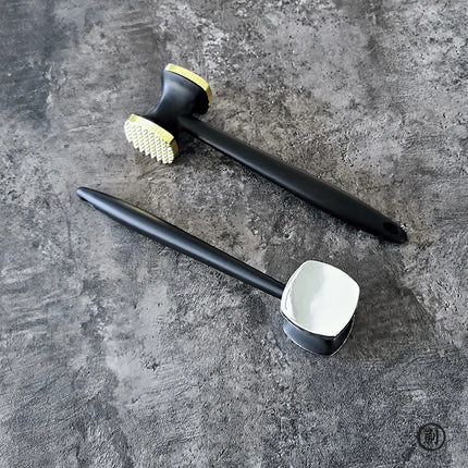 Heavy Duty Meat Hammer – Stainless Steel Head & Rubber Grip, Effortless Tenderizing Tool for Kitchen