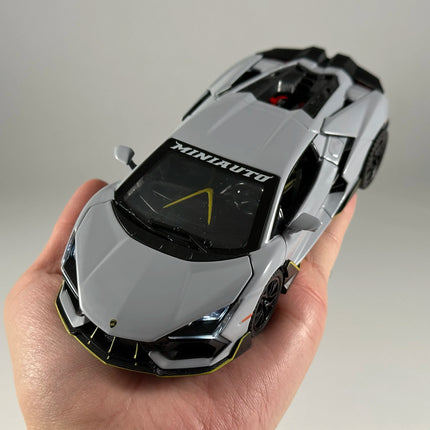 1:32 Lamborghini Revuelto Supercar Alloy Metal Diecast Model Car High Simulation Collectibles Children Toy Cars Sound And Light