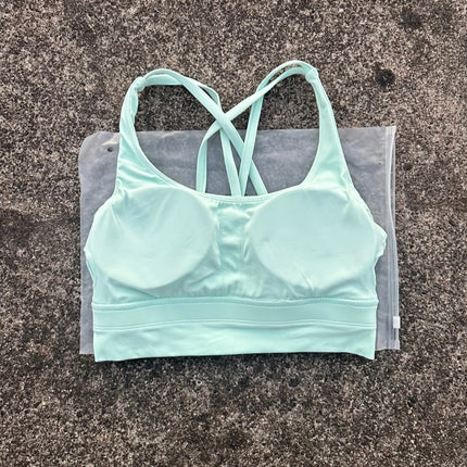 Solid Color Fitness sport Bra Women Cross soft high strength Tight Top Comprehensive Training Gym Yoga Underwear With Chest Pad