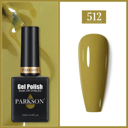 Parkson 12ML Nail Gel Polish HEMA TPO FREE Full Coverage 279 Color Gel Pigment Professional Nail Art Long Lasting Gel Varnish