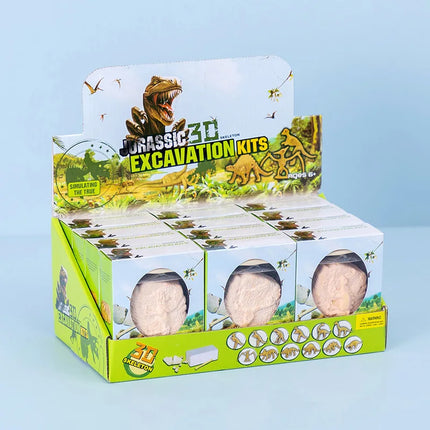 Educational Dinosaur Fossil Excavation Toys Archaeological Dig DIY Assembly Model For  Boys Girls Birthday Xmas Gifts
