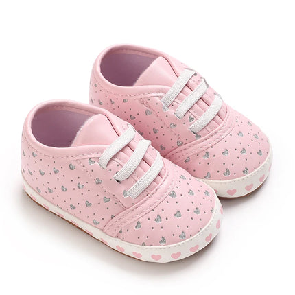 Spring and Autumn Pink Series Hot Selling Children's Shoes Baby Shoes Soft soled Anti slip Baby Shoes Newborn Baby Step Shoes