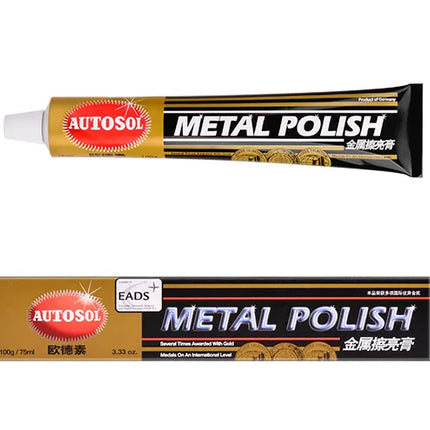 German AUTOSOL Metal Polishing Paste Scratch Repair Metal Band Bag Zipper Copper Food Grade For Polishing Tableware 50g/100g