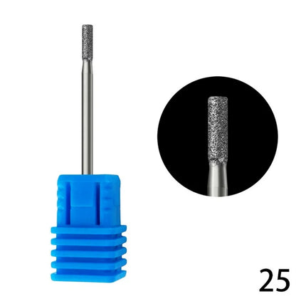 Nail Drill Bits Best Diamond Burrs Grinding Bits Accesories for Gel Nail Polish Manicure Nails Art Tool Shank Carving Polishing